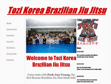 Tablet Screenshot of koreabjj.com